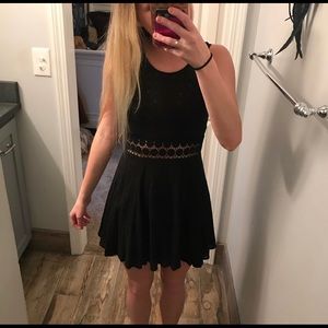 black free people dress, worn twice!